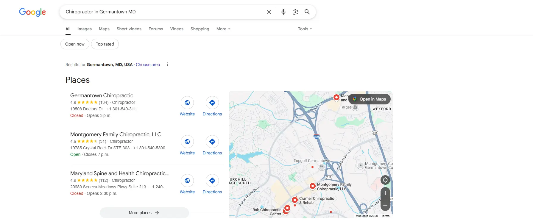 Germantown GBP optimization